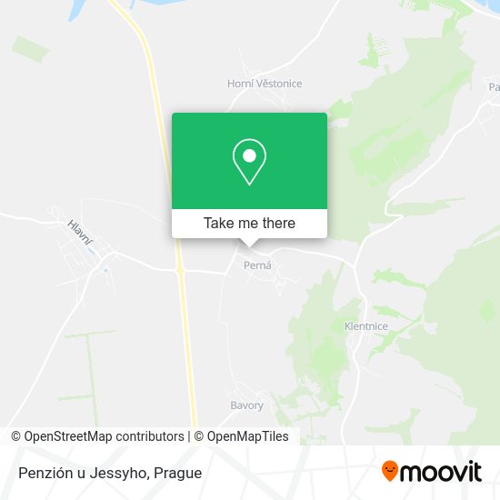 Карта Penzión u Jessyho
