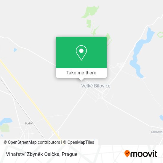 Vinařství Zbyněk Osička map