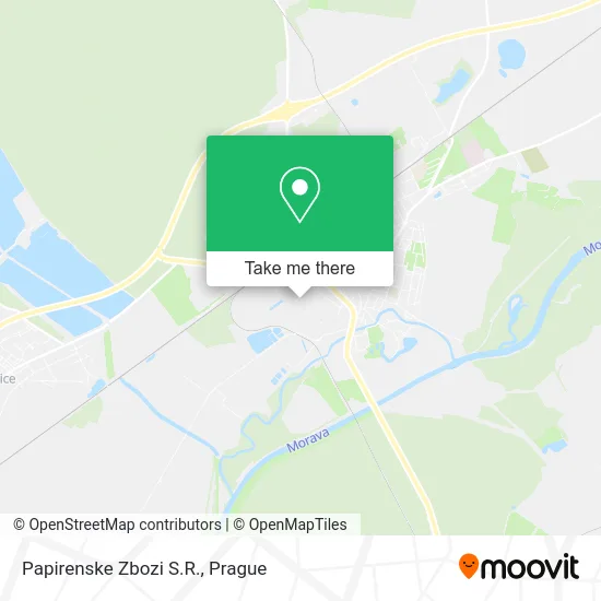 Карта Papirenske Zbozi S.R.