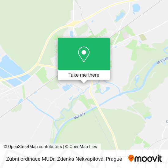 Zubní ordinace MUDr. Zdenka Nekvapilová map