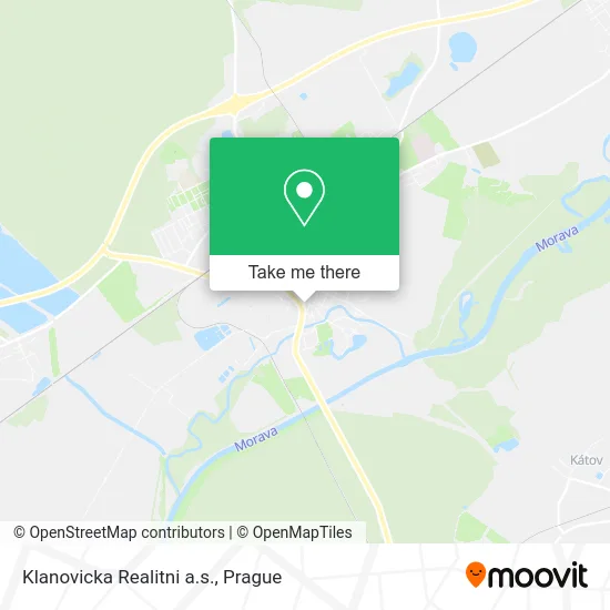 Карта Klanovicka Realitni a.s.
