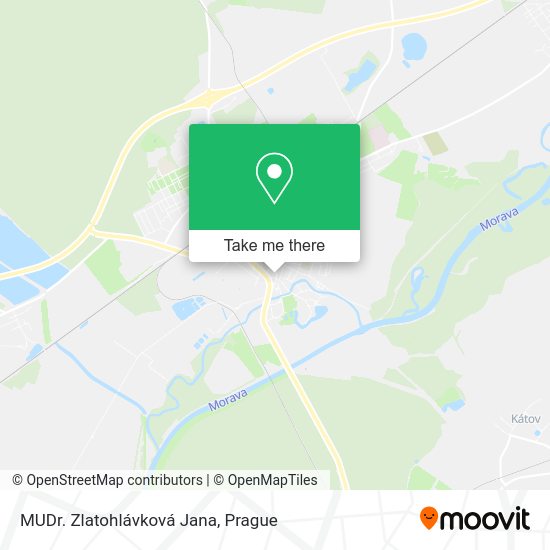Карта MUDr. Zlatohlávková Jana