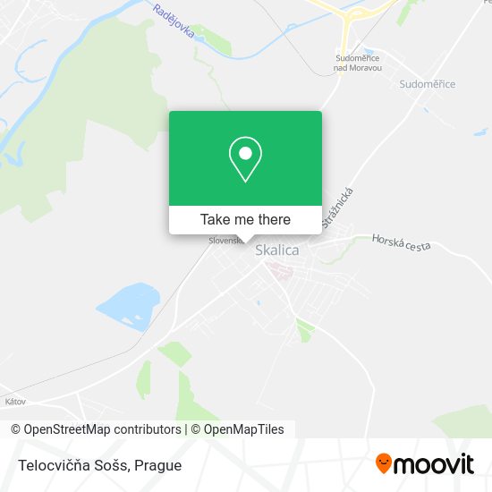 Telocvičňa Sošs map