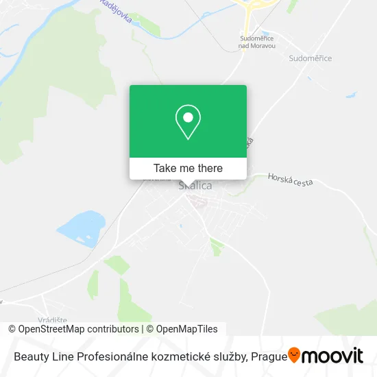Карта Beauty Line Profesionálne kozmetické služby