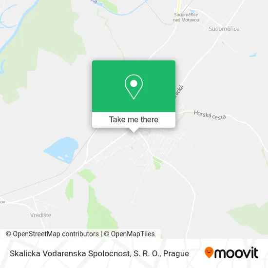 Карта Skalicka Vodarenska Spolocnost, S. R. O.