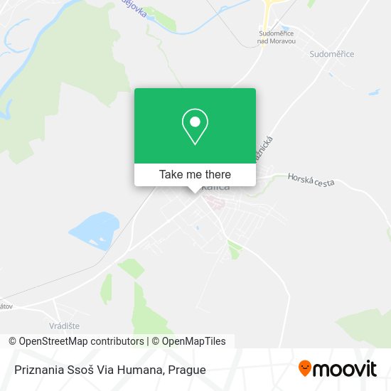 Карта Priznania Ssoš Via Humana