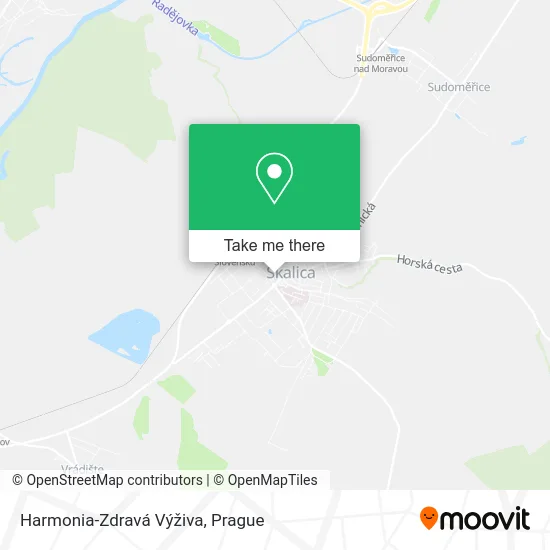 Harmonia-Zdravá Výživa map