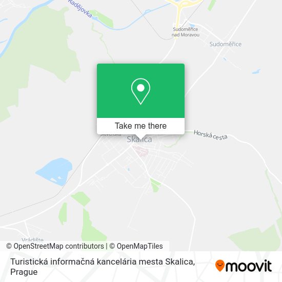 Turistická informačná kancelária mesta Skalica map