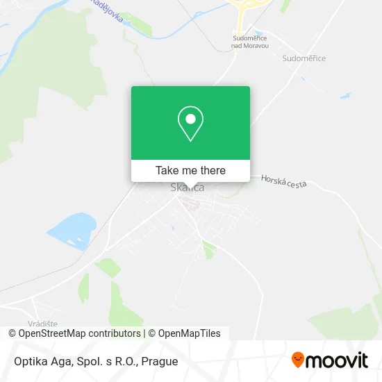 Карта Optika Aga, Spol. s R.O.