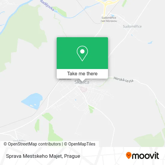 Карта Sprava Mestskeho Majet