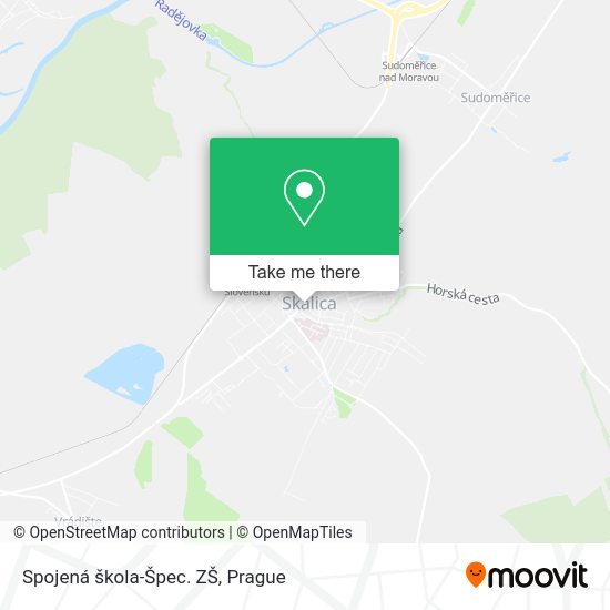 Spojená škola-Špec. ZŠ map