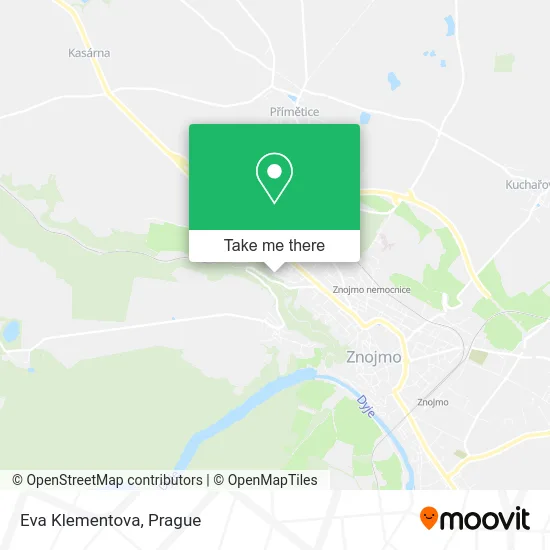 Eva Klementova map