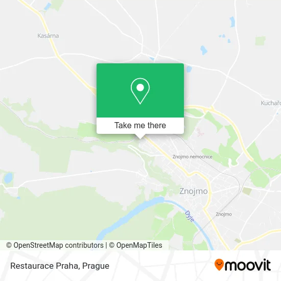 Карта Restaurace Praha