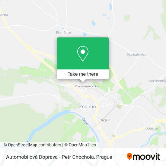 Automobilová Doprava - Petr Chochola map