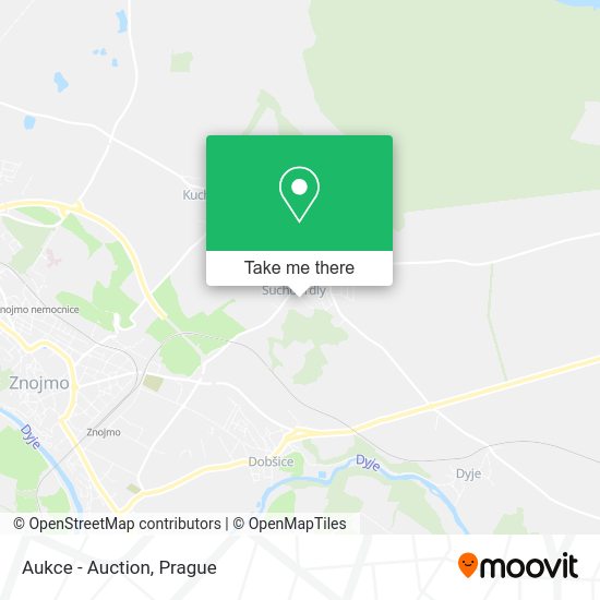 Aukce - Auction map