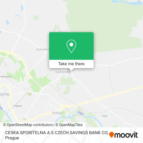 Карта CESKA SPORITELNA A S CZECH SAVINGS BANK CO