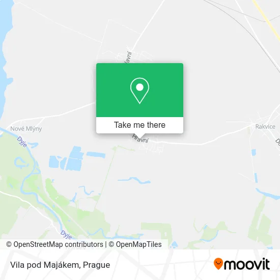 Карта Vila pod Majákem