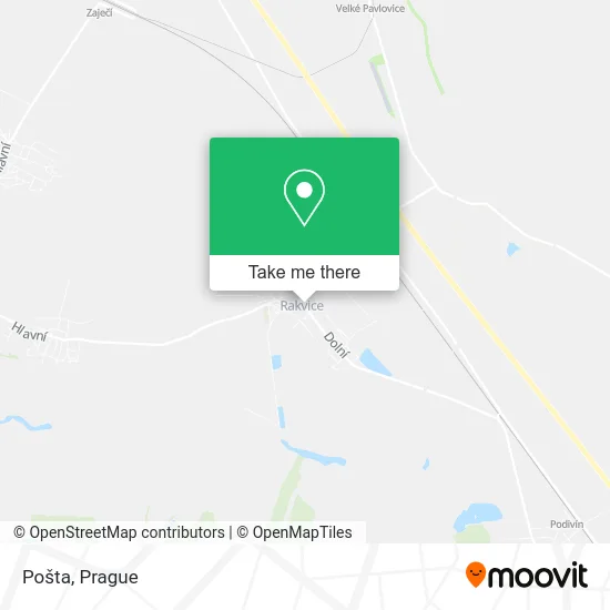 Карта Pošta