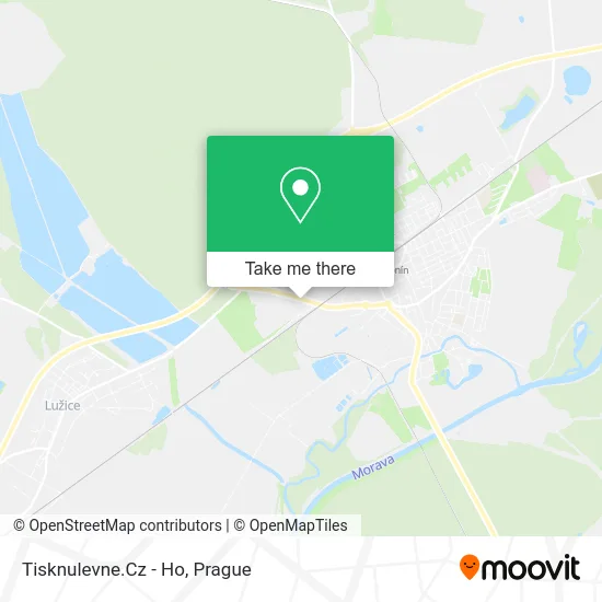 Карта Tisknulevne.Cz - Ho