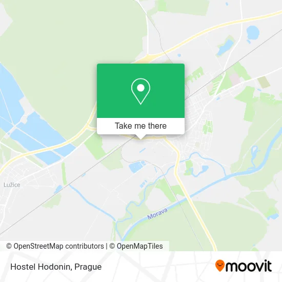 Карта Hostel Hodonin