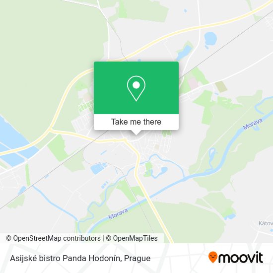 Asijské bistro Panda Hodonín map
