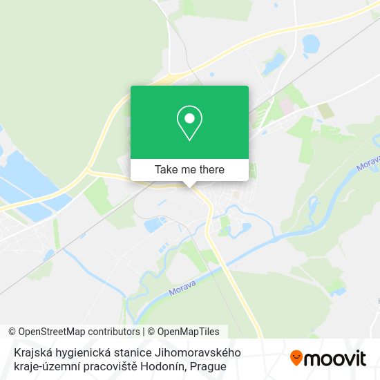 Krajská hygienická stanice Jihomoravského kraje-územní pracoviště Hodonín map