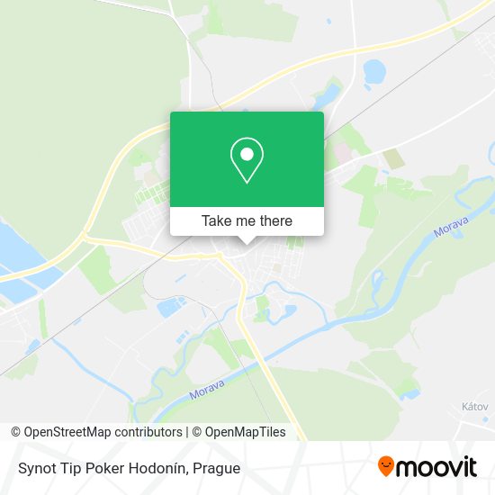Synot Tip Poker Hodonín map