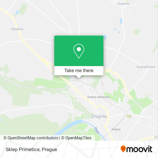 Карта Sklep Primetice