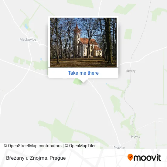 Карта Břežany u Znojma