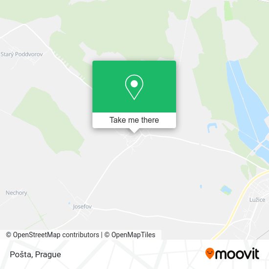 Карта Pošta
