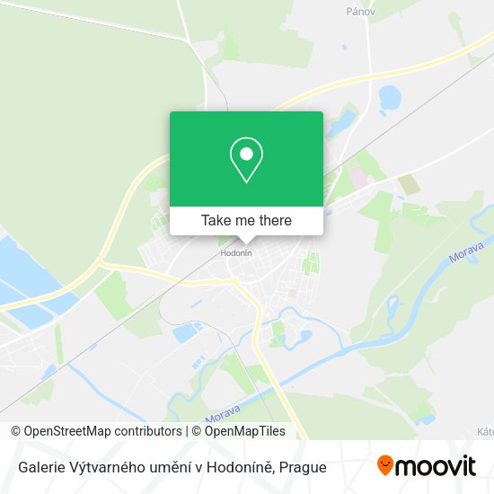 Galerie Výtvarného umění v Hodoníně map