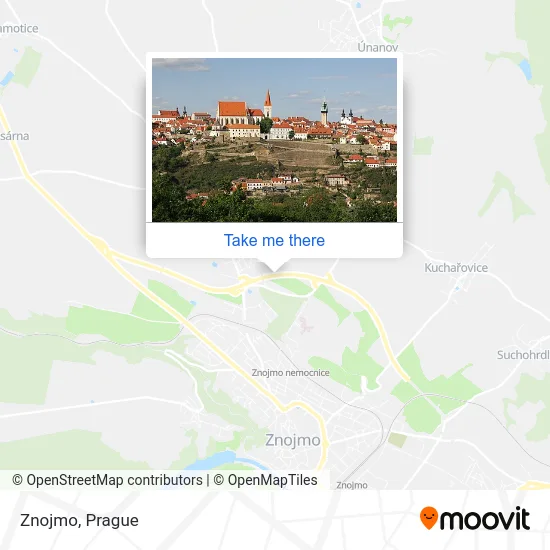 Карта Znojmo