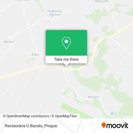 Карта Restaurace U Bazalu