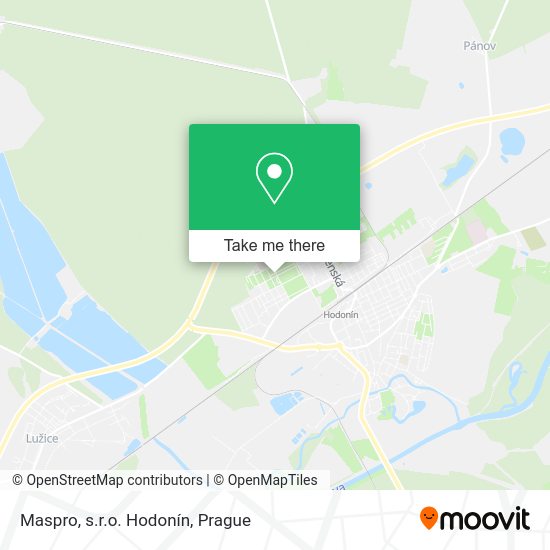 Карта Maspro, s.r.o. Hodonín
