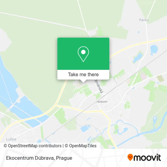 Карта Ekocentrum Dúbrava