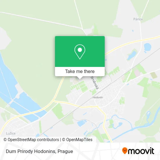 Карта Dum Prirody Hodonins