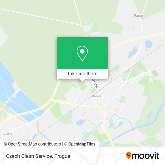 Карта Czech Clean Service