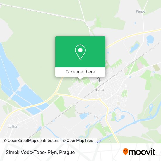 Карта Šimek Vodo-Topo- Plyn
