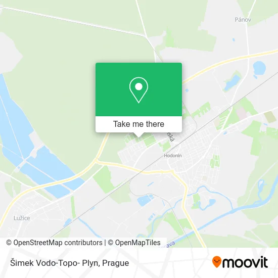 Карта Šimek Vodo-Topo- Plyn