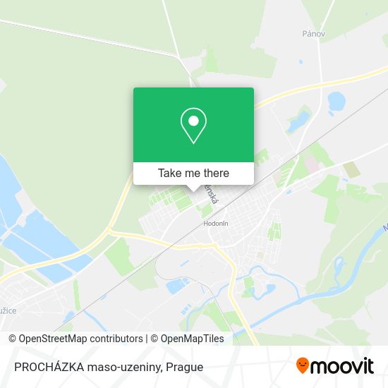 Карта PROCHÁZKA maso-uzeniny