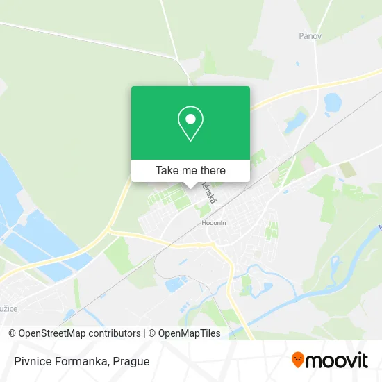 Карта Pivnice Formanka
