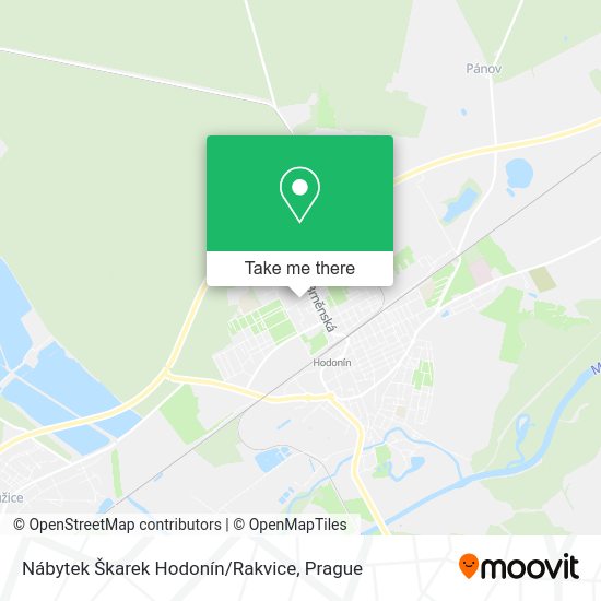 Карта Nábytek Škarek Hodonín/Rakvice