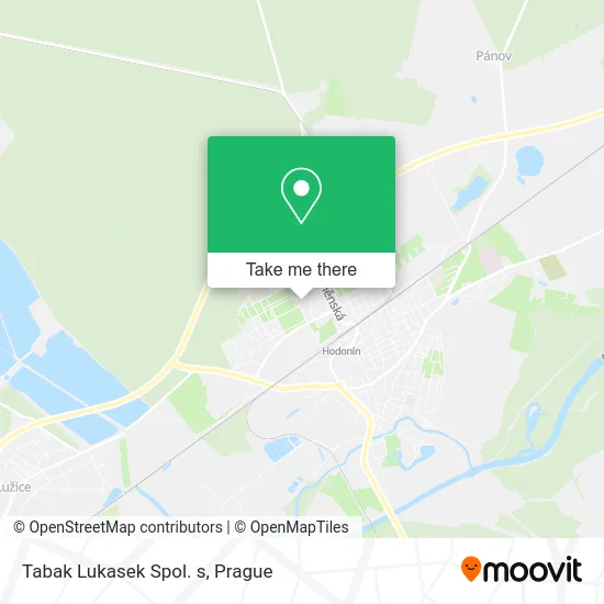 Карта Tabak Lukasek Spol. s