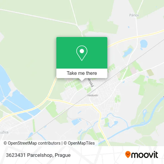 Карта 3623431 Parcelshop