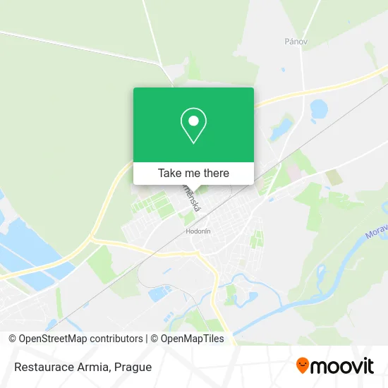 Карта Restaurace Armia