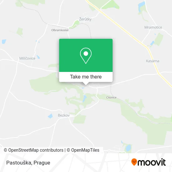 Карта Pastouška