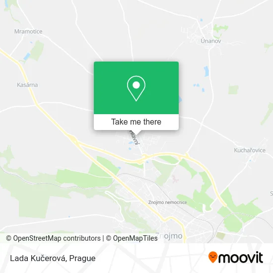 Lada Kučerová map