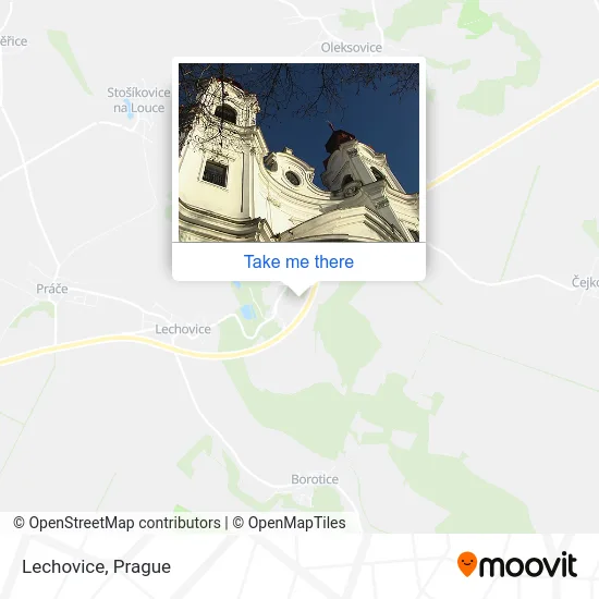 Карта Lechovice