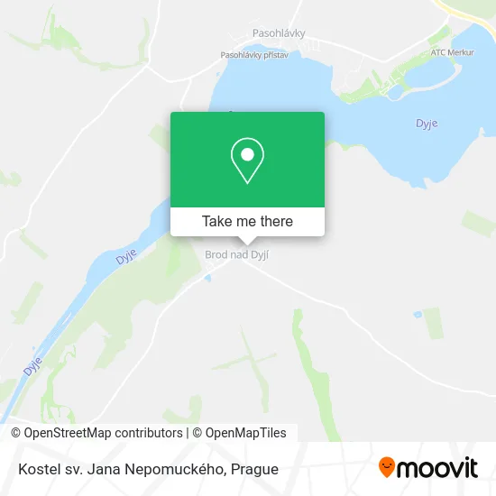 Карта Kostel sv. Jana Nepomuckého