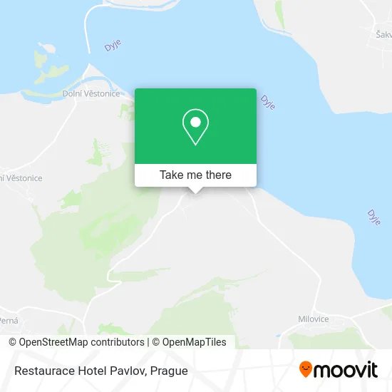 Карта Restaurace Hotel Pavlov
